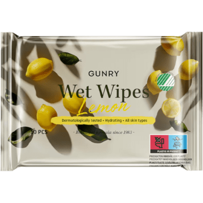 Feuchttücher Gunry Lemon 10er-Pack