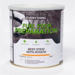 Fuel your Preparation Rindfleisch-Kartoffel-Eintopf | Gefriergetrocknete Lebensmittel | 600g