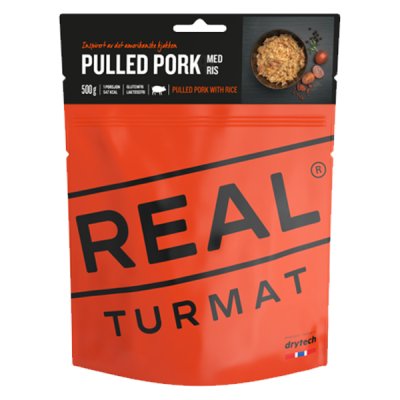 Real Turmat | Pulled Pork | Gefriergetrocknete Lebensmittel | 121g