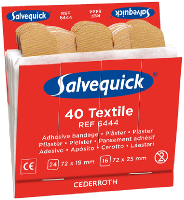 Cederroth Salvequick Textilpflaster 40 Stk