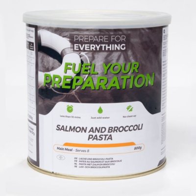 Fuel Your Preparation | Lachs und Brokkoli Pasta | Gefriergetrocknete Lebensmittel | 800g