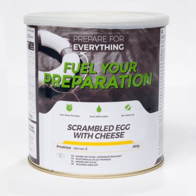 Fuel Your Preparation | Rührei mit Käse | Gefriergetrocknete Lebensmittel | 560g