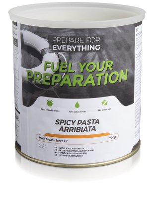 Fuel Your Preparation | Spicy Pasta Arrabiata | Gefriergetrocknete Lebensmittel | 700g