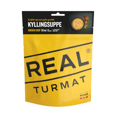 Real Turmat | Hühnersuppe | Gefriergetrocknete Lebensmittel | 59g