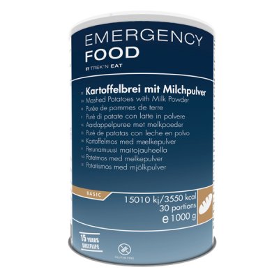 Emergency Food | Kartoffelpüree | Gefriergetrocknete Lebensmittel | 900g