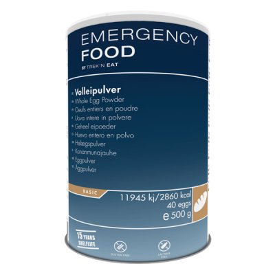 Emergency Food | Volleipulver | Gefriergetrocknete Lebensmittel | 500g