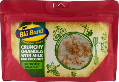 Blå Band | Crunchy granola with milk and coconut | Gefriergetrocknete Lebensmittel | 150g
