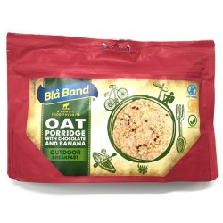 Blå Band | Oat Porridge mit Banane und Schokolade | Gefriergetrocknete Lebensmittel | 150g