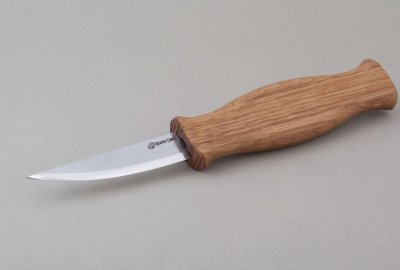 BeaverCraft Whittling Sloyd Messer mit Eichengriff C4
