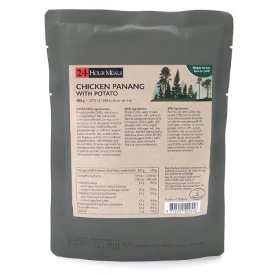 24 Hour Meals | Chicken Panang mit Kartoffeln | MRE | 400g