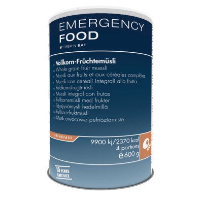 Emergency Food | Vollkorn-Fruchtmüsli | Gefriergetrocknete Lebensmittel | 600g