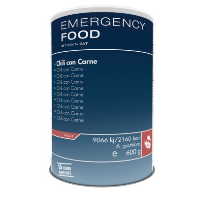 Emergency Food | Chili con Carne | Gefriergetrocknete Lebensmittel | 600g