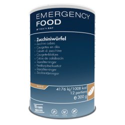 Emergency Food | Zucchini cubes 300 g | Frystorkad mat