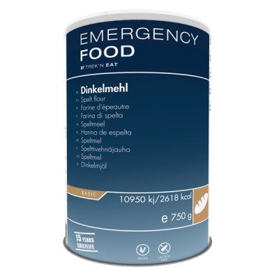 Emergency Food | Dinkelmehl | Gefriergetrocknete Lebensmittel | 750g