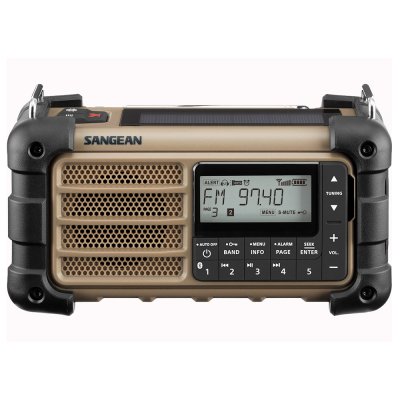 Sangean MMR99 Desert Tan | Kurbelradio mit Powerbank 