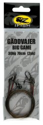 Hechtdraht 30 kg BIG GAME 70 cm (2er-Pack)