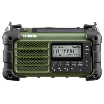 Sangean MMR99 Grün | Kurbelradio mit Powerbank 