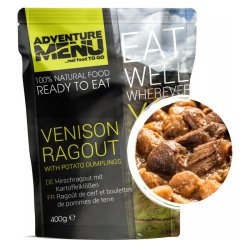 Adventure Menu | Hirschragout mit Knödeln | MRE | 400g
