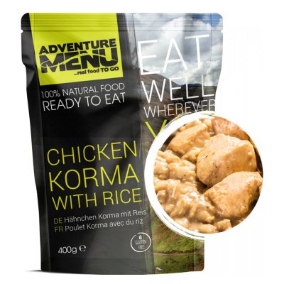 Adventure Menu | Chicken Korma mit Reis | MRE | 400g