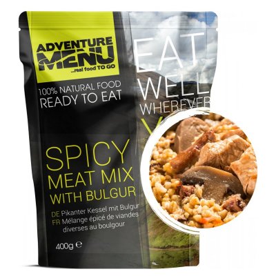Adventure Menu | Würzige Fleischmischung mit Bulgur | MRE | 400g