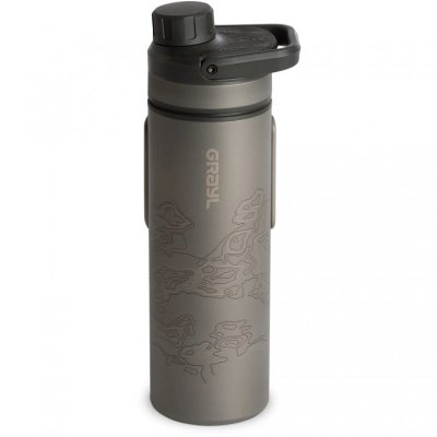Grayl Ultrapress Purifier Titanium Covert Schwarz | Wasserfilter