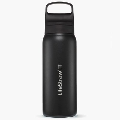 Lifestraw Go 2.0 Edelstahl 700ML Schwarz | Wasserfilter