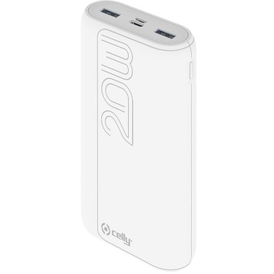 Celly Portable PowerBank 20000 mAh Weiß