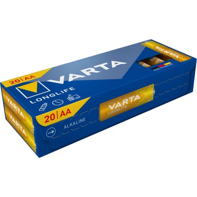 Varta Longlife AA-Batterie 20er-Pack