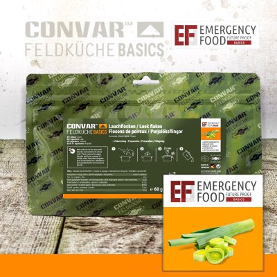 Convar Emergency Food | Emergency BASIC Lauch | Gefriergetrocknete Lebensmittel | 60g