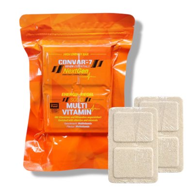 Convar Emergency Food | NextGen Energy Bar Multi Vitamin 10 Jahre haltbar | 120g