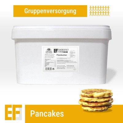 Convar Notfallnahrung | Pfannkuchen | Gefriergetrocknete Nahrung | Mahlzeitenpaket | 5000g
