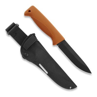 Peltonen M07 Ranger Puukko | PTFEschwarz | TPEorange | Kompositschwarz