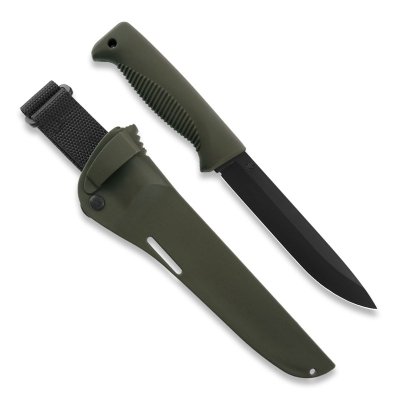 Peltonen M95 Ranger Puukko | PTFEschwarz | TPEgrün | Kompositgrün