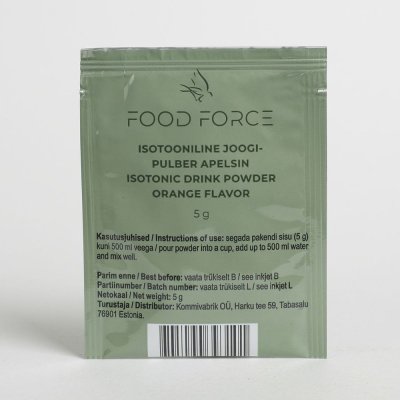 Food Force | Isotonisches Getränkepulver Orange | 5g