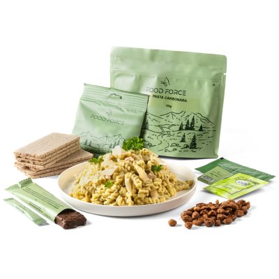 Food Force | Pasta Carbonara Hauptmahlzeit | Gefriergetrocknete Lebensmittel | 307 g