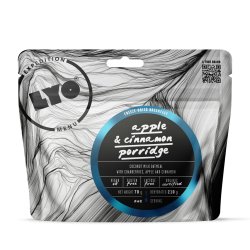 LyoFood | Bio Haferbrei mit Apfel | Gefriergetrocknete Lebensmittel | 70g