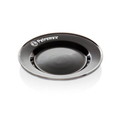 Petromax Emaille-Teller 2 Stück Schwarz