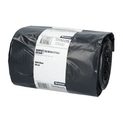 Müllsackgriff 160L Schwarz (20Stk)