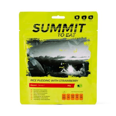 Summit To Eat Milchreis mit Erdbeere | Gefriergetrocknete Lebensmittel | 90g