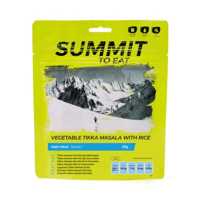 Summit to Eat | Vegtable Tikka mit Reis | Gefriergetrocknete Nahrung | 121g
