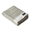 Kuschelige Lammwolldecke Beige