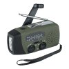 Kurbelradio mit Solarzellen & 2000 mAh Powerbank