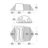 Big Agnes Blacktail Hotel 2 Olive/Chinois Grün | Zelt | 2 Personen