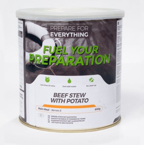 Fuel your Preparation Rindfleisch-Kartoffel-Eintopf | Gefriergetrocknete Lebensmittel | 600g