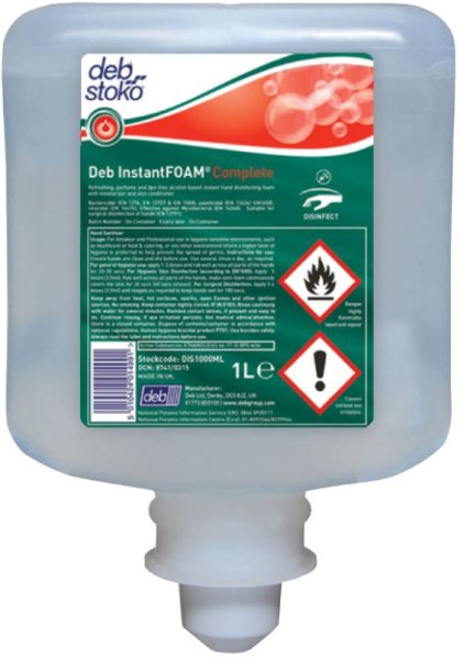 Hånddesinfeksjonsmiddel InstantFOAM Complete 1L