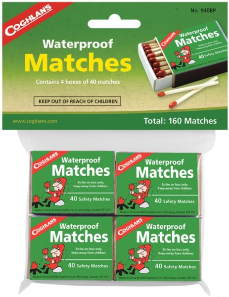 Coghlan's Waterproof fyrstikker 4 esker
