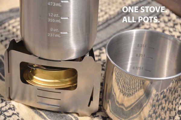 Bushcraft Essentials Bushbox Ultralight Pocket komfyr