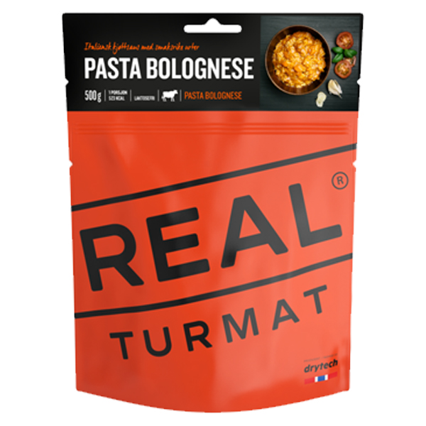 Real Turmat | Pasta Bolognese | Gefriergetrocknete Lebensmittel | 122g