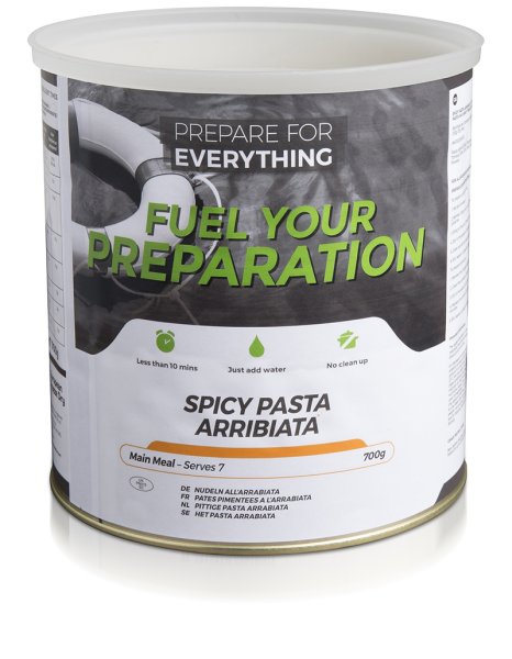 Fuel Your Preparation | Spicy Pasta Arrabiata | Gefriergetrocknete Lebensmittel | 700g