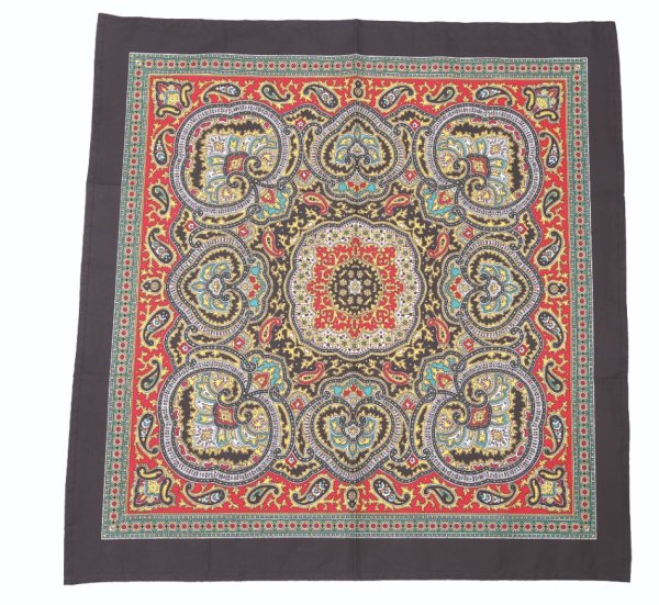 Paisley Handkerchief Black